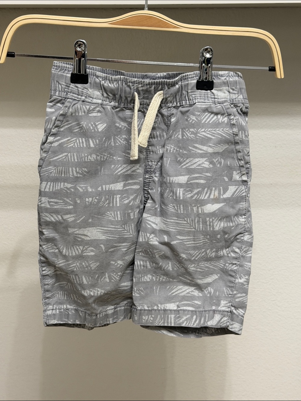 The Children's Place Gray Printed Kids Swim Trunks